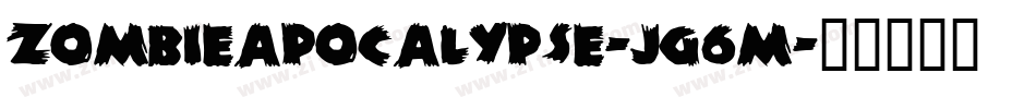 ZombieApocalypse-jG6M字体转换