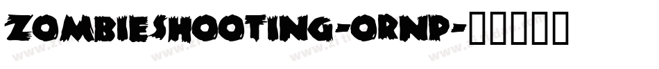 ZombieShooting-OrnP字体转换