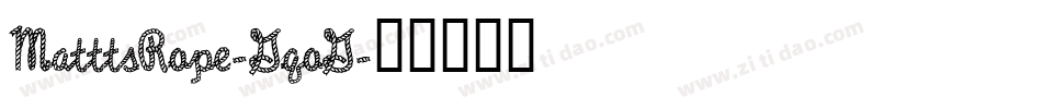 MatttsRope-GqoG字体转换