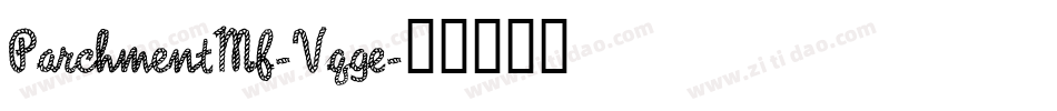 ParchmentMf-Vqge字体转换