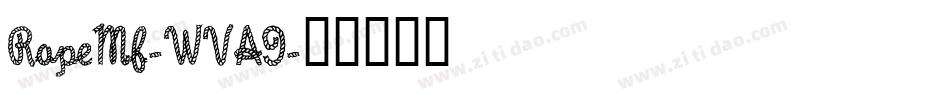 RopeMf-WVA9字体转换