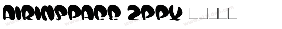 AirInSpace-zppX字体转换