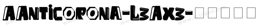 AAntiCorona-L3Ax3字体转换