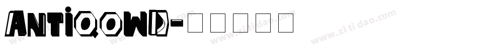 ANTIQOWD字体转换