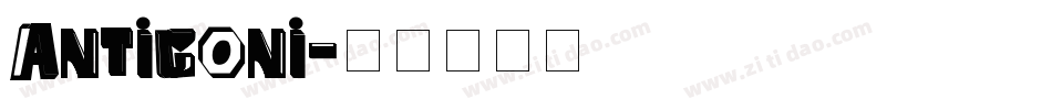 Antigoni字体转换