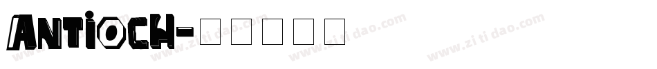Antioch字体转换