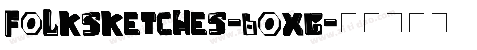 FolkSketches-6Oxg字体转换
