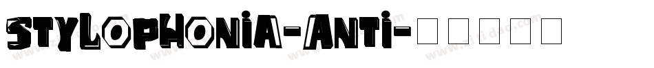 Stylophonia-Anti字体转换