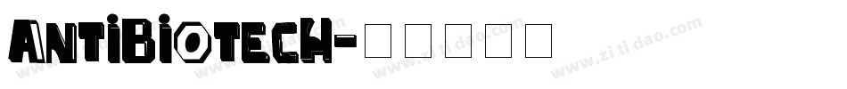 antibiotech字体转换