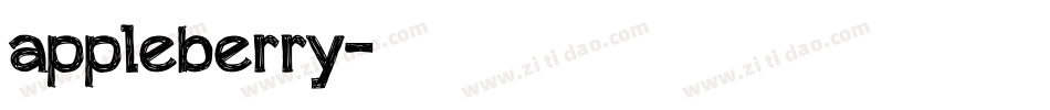 appleberry字体转换