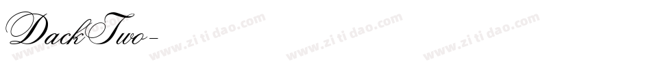 DackTwo字体转换