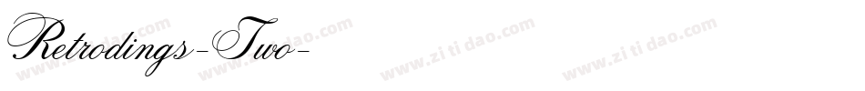 Retrodings-Two字体转换
