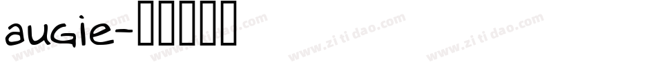 augie字体转换