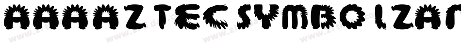 101AztecSymbolz-nr94字体转换