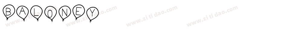 Baloney字体转换