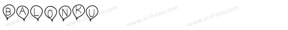 Balonku字体转换