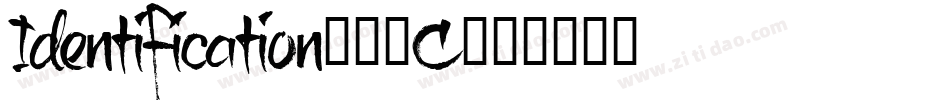 Identification-05C字体转换