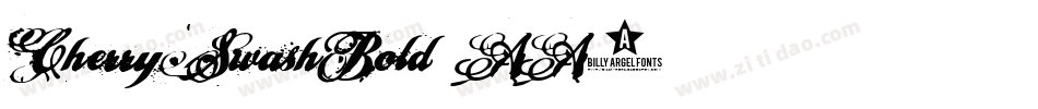 CherrySwashBold-AA07字体转换