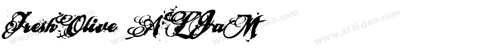 FreshOlive-ALJaM字体转换