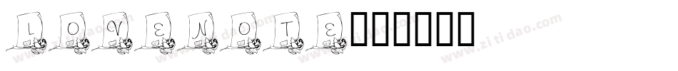 LoveNote字体转换