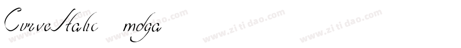 CurveItalic-mdga字体转换