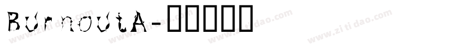 BurnoutA字体转换