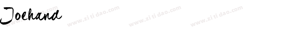 Joehand字体转换