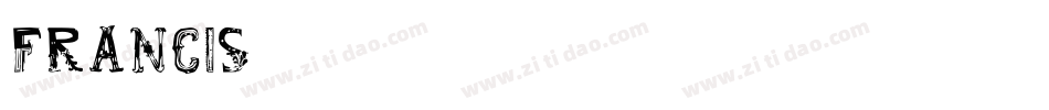 Francis字体转换