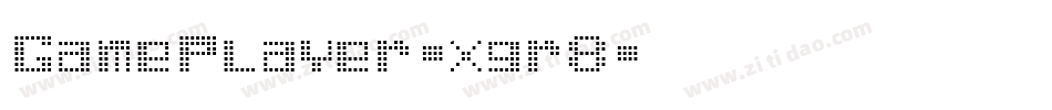 GamePlayer-xgr8字体转换