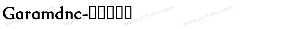 Garamdnc字体转换
