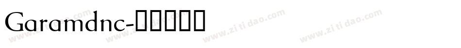 Garamdnc字体转换