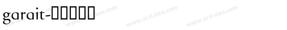 garait字体转换