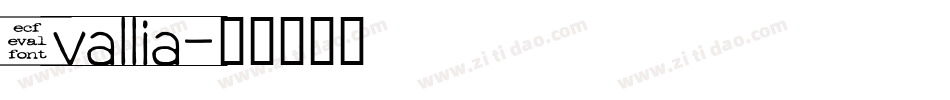 Evallia字体转换
