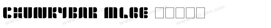 ChunkyBar-Mlqe字体转换