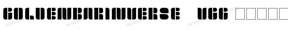 GoldenBarInverse-1VGg字体转换