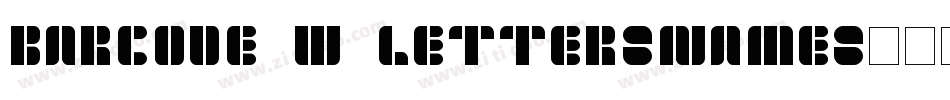 barcode_w_lettersnames转换器字体转换
