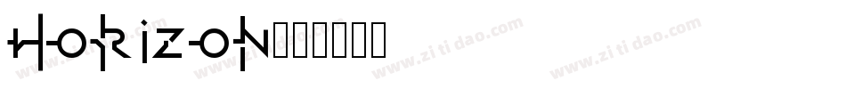 Horizon字体转换