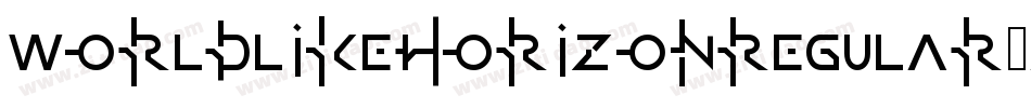 WorldLikeHorizonRegular-mB9j字体转换