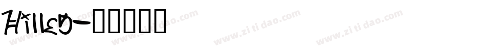 Hilles字体转换