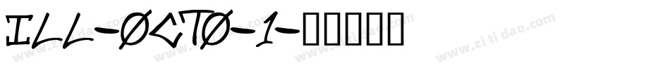 ILL-OCTO-1字体转换