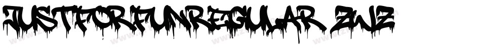 JustforfunRegular-zWz1字体转换