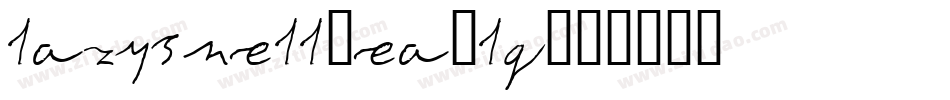Lazysnell-Ea4lg字体转换