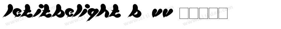 LetItBeLight-B6VV字体转换