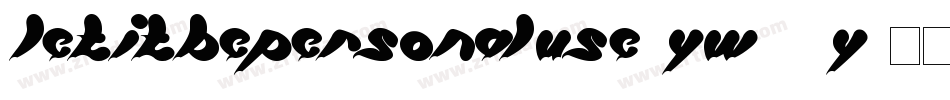 LetItBePersonalUse-yw11Y字体转换