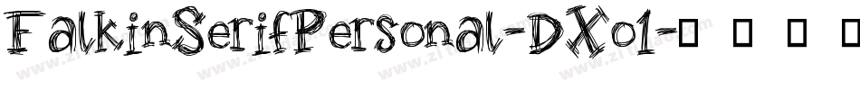 FalkinSerifPersonal-DXo1字体转换