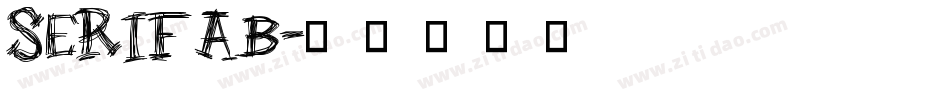 SERIFAB字体转换