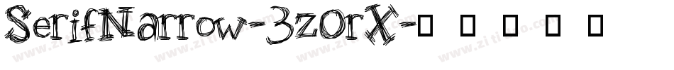 SerifNarrow-3zOrX字体转换
