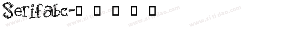 Serifabc字体转换