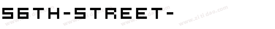 56th-Street字体转换