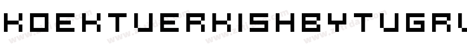 KoektuerkishByTugrulCavdar-e56g字体转换